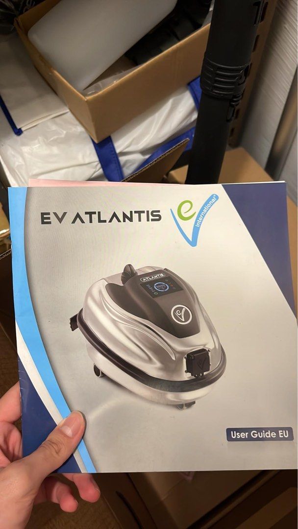 EV ATLANTIS PROFESSIONAL DRY STEAM CLEANER, Furniture & Home Living