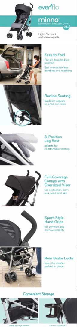 Evenflo Minno Lightweight Stroller