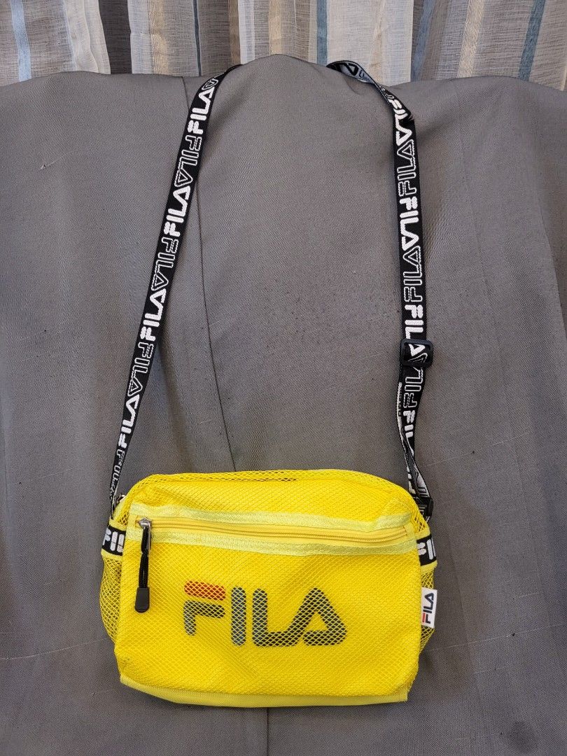 Yellow shop fila backpack