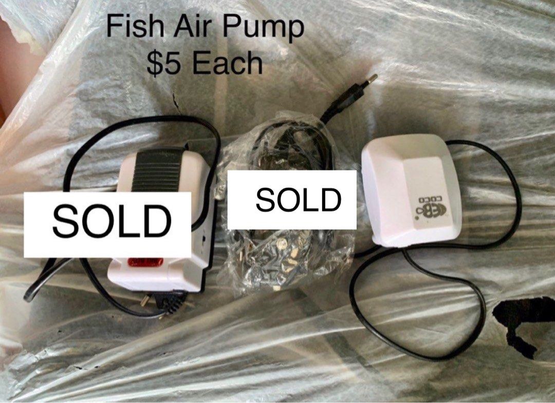Fish Air Pump 5 Each, Pet Supplies, Homes & Other Pet Accessories on