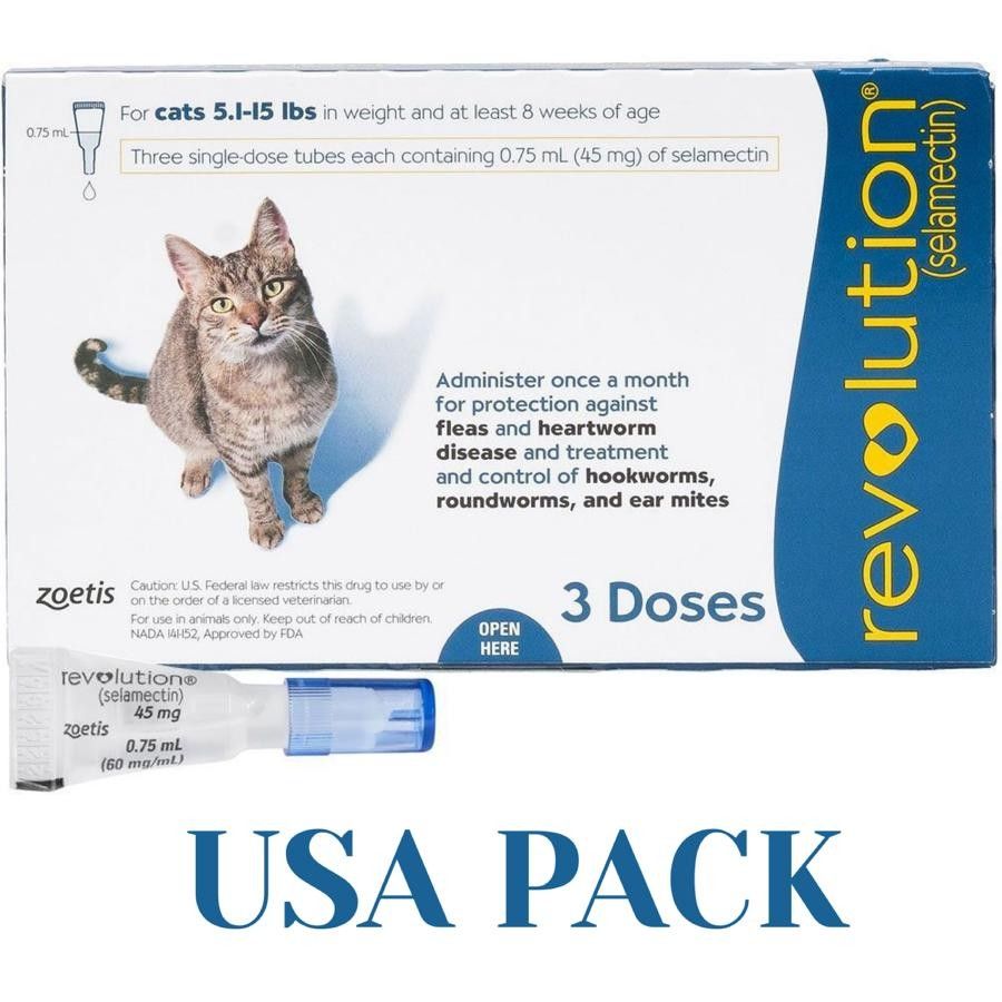 Selamectin dose for cats clearance