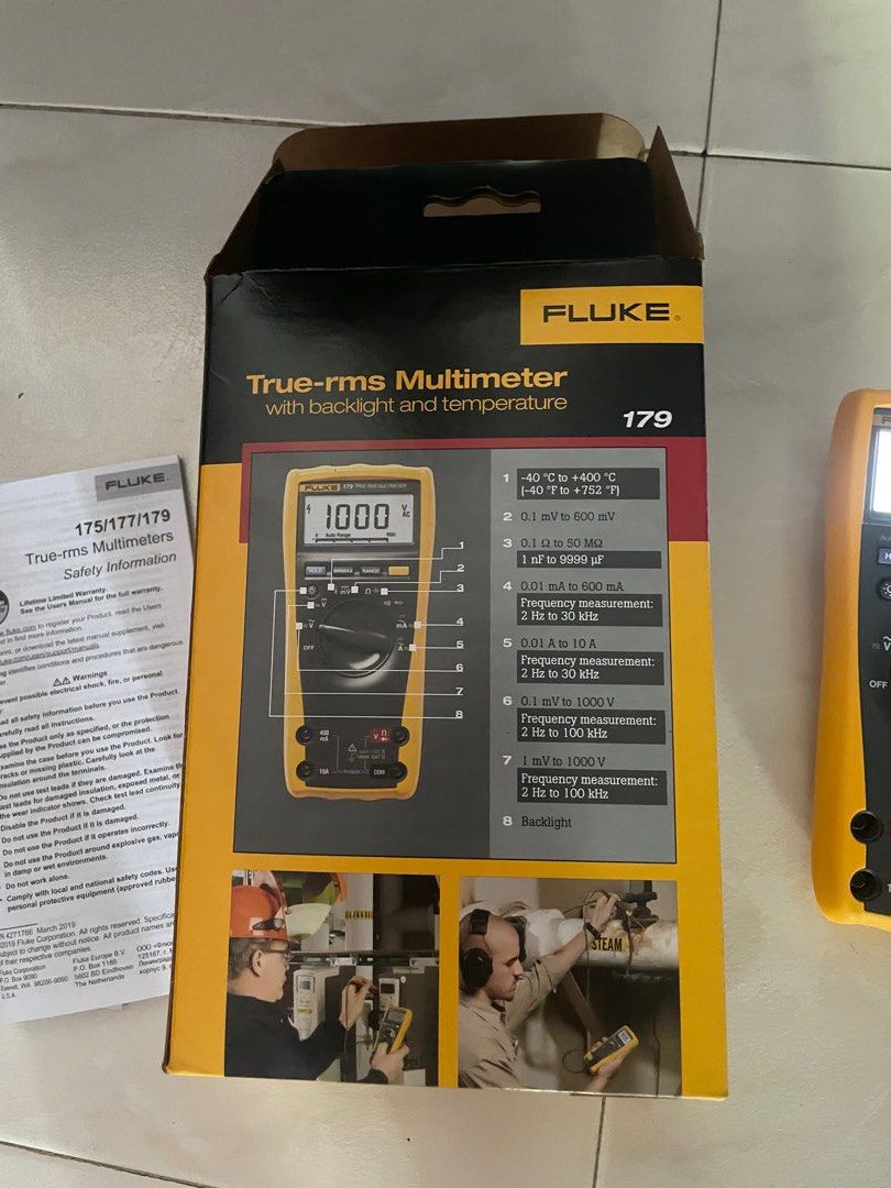 FLUKE 179 TRUE RMS MULTIMETER , TV & Home Appliances, Electrical ...