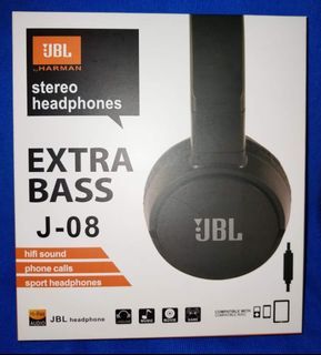 For Sale JBL Extra Bass J-08 Stereo Headphones HiFi Sound Selling price at Php 300 only