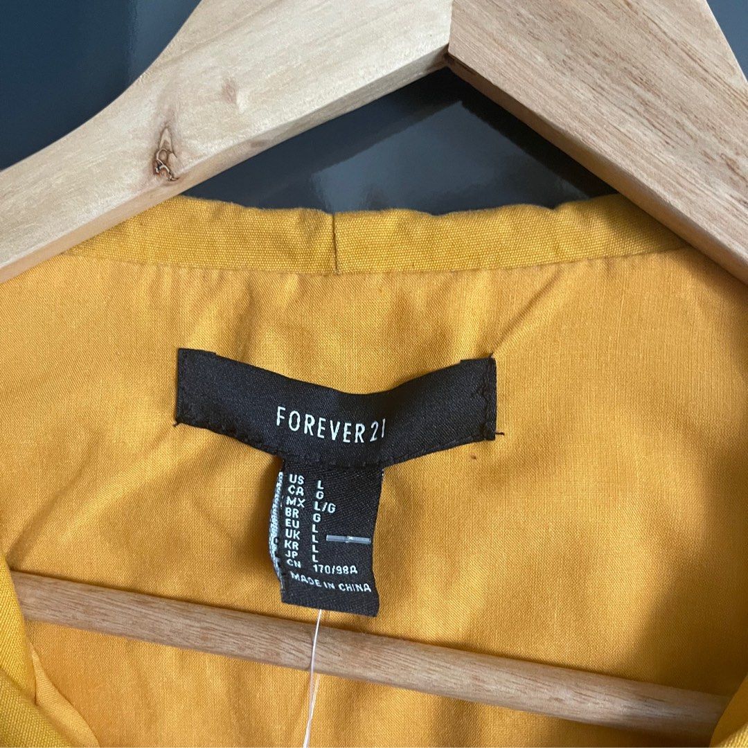Forever 21 cheap mustard jacket