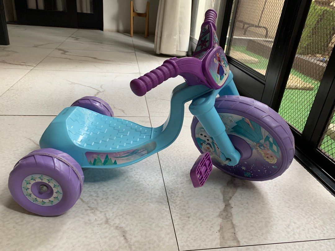 Frozen big wheel discount tricycle