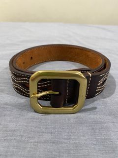 Full leather handmade belt
