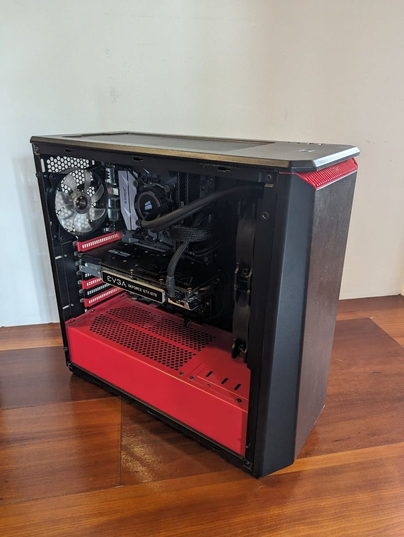 Gaming desktop PC Intel i5 7600k GTX1070 Corsair 16GB DDR4 Corsair H105 AIO cooler 500GB SSD 2TB HDD