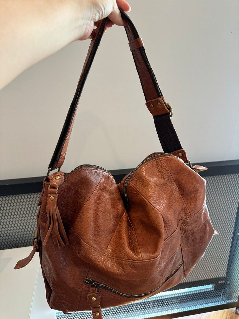 Genuine leather hobo bag online