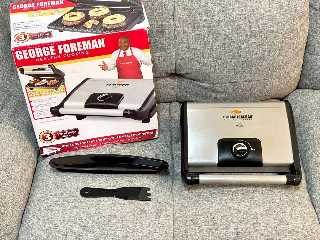 Foreman Healthy Cooking Grill 烤肉機 烤盤, 家具及居家用品, 廚具和餐具, 烤盤在旋轉拍賣