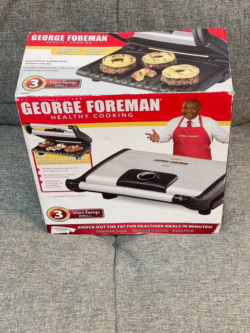 Foreman Healthy Cooking Grill 烤肉機 烤盤, 家具及居家用品, 廚具和餐具, 烤盤在旋轉拍賣