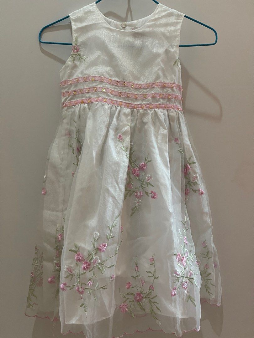 Girls floral clearance party dress