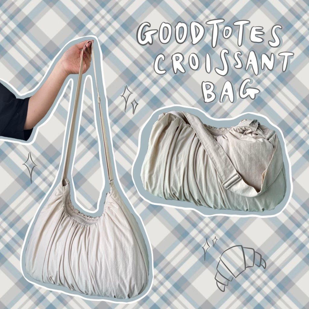 Good Totes Large Croissant Sling Bag, Women's Fashion, Bags & Wallets