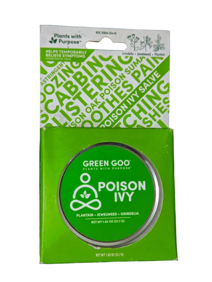 Green Goo Poison Ivy Treatment & Relief salve, Natural Poison Ivy Cream