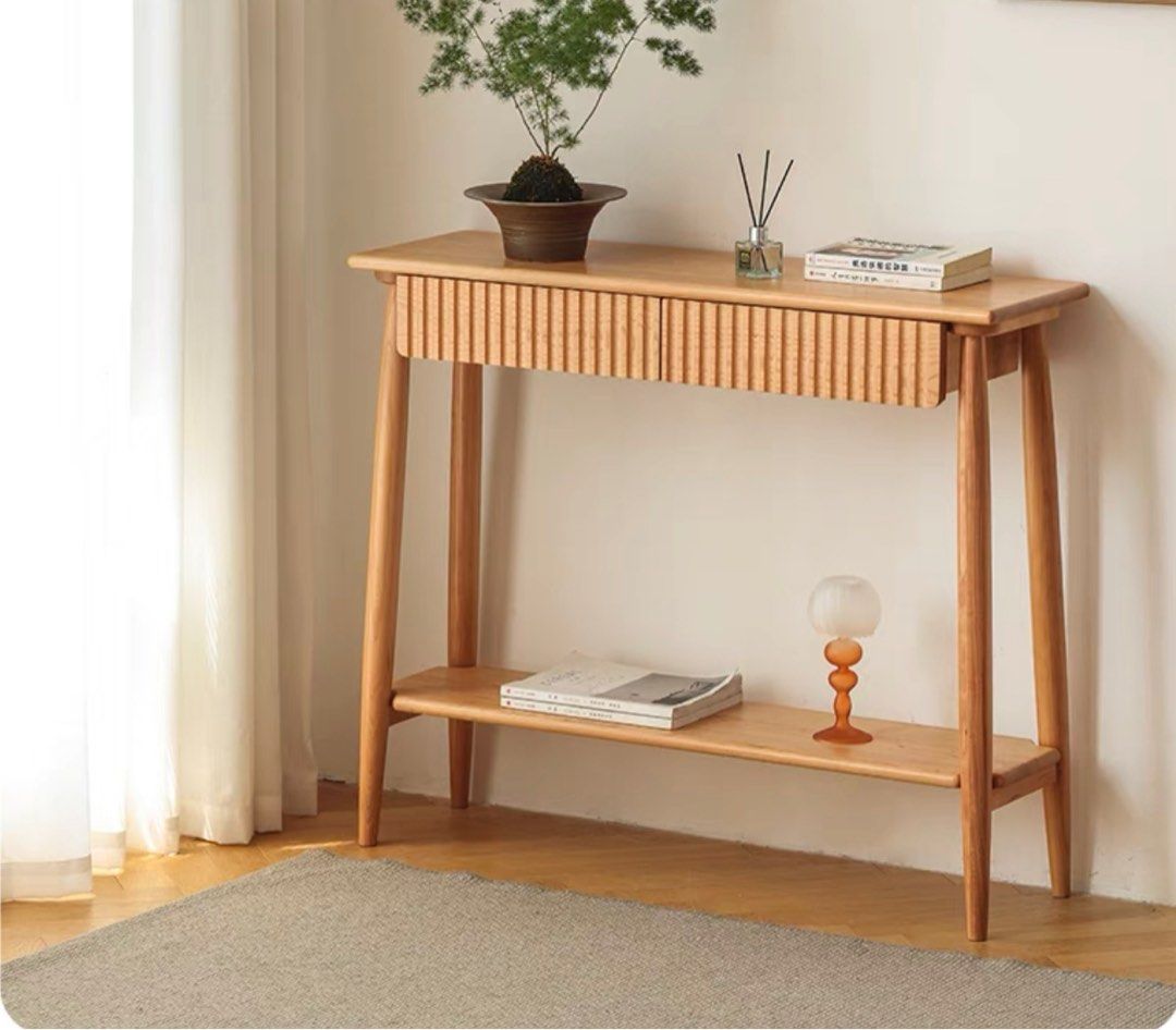 Grez Andi Solid Wood Console Table