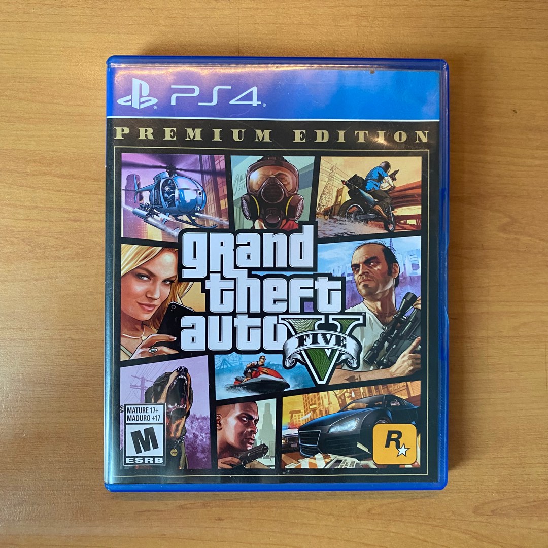 GTA V (Grand Theft Auto 5) PS4 Playstation 4, Video Game, Game di Carousell