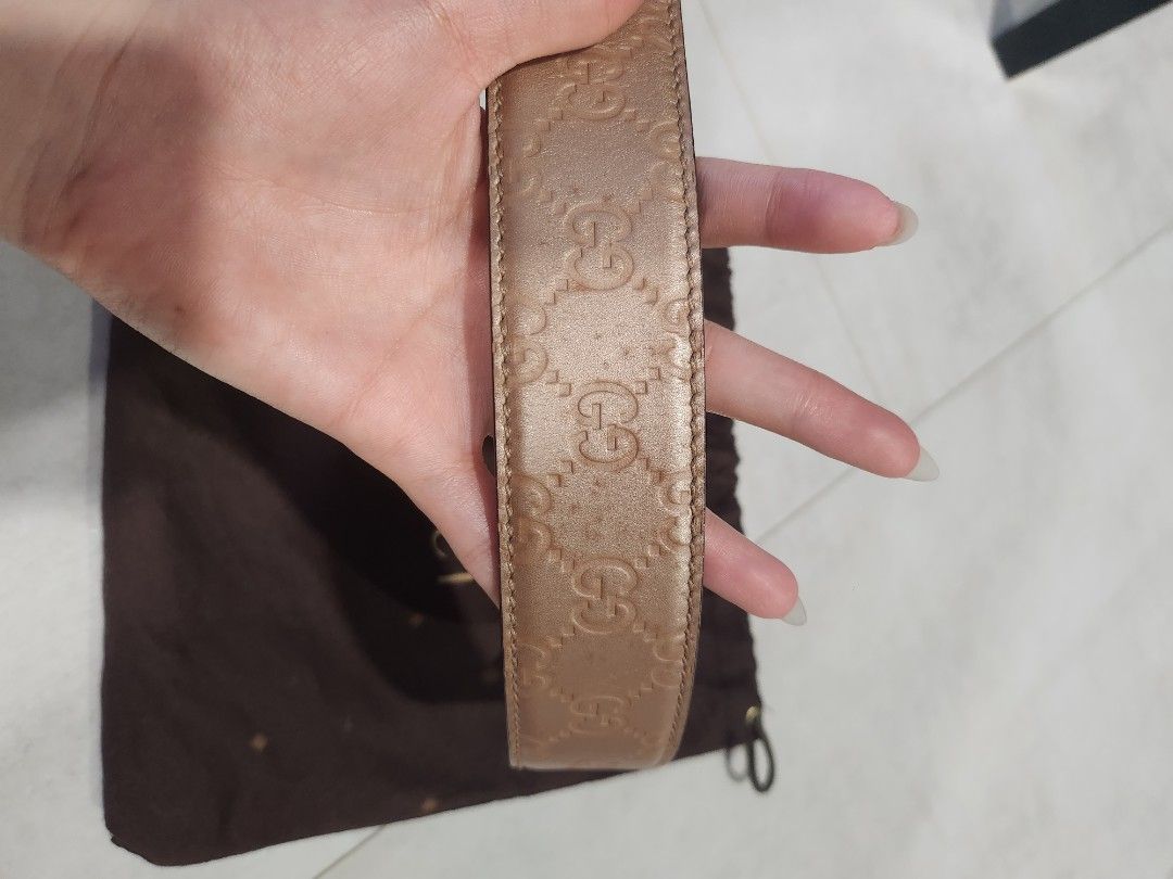 Gg buckle clearance leather belt