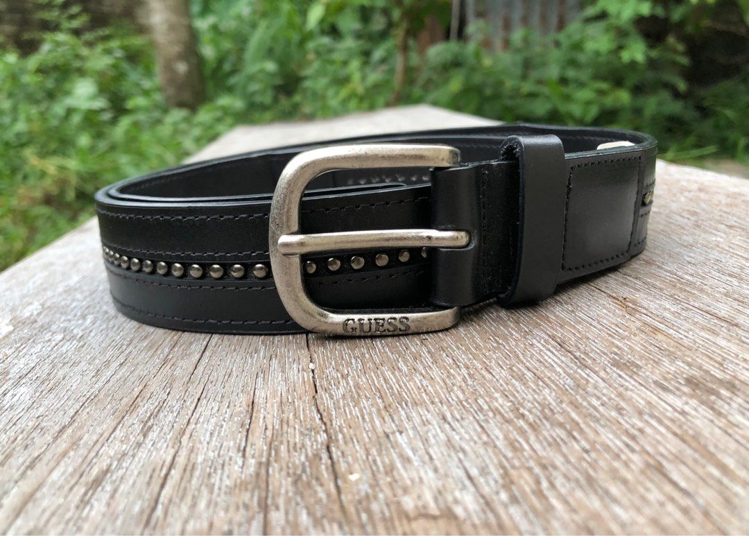 Guess leather belt discount