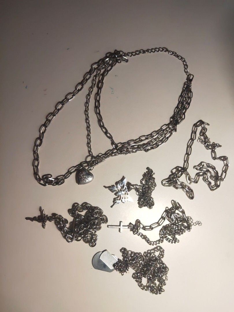 Chain sale necklace grunge