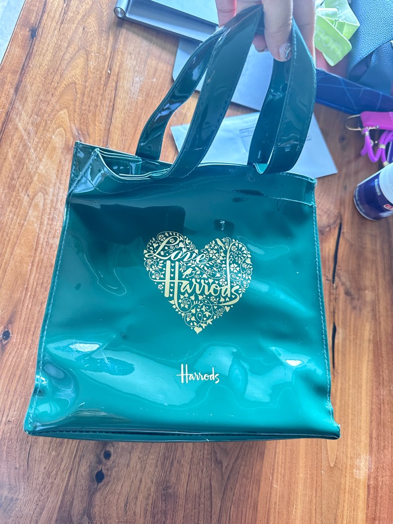Harrods plastic bag small, Women's Fashion, Bags & Wallets, Tote Bags