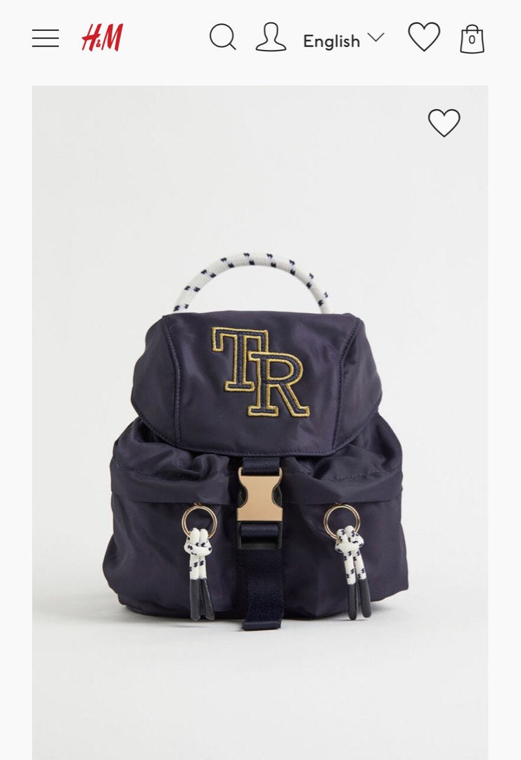 FREE DELIVERY H M Mini Navy Blue Backpack Vacation Backpack Women s Fashion Bags Wallets Backpacks on Carousell