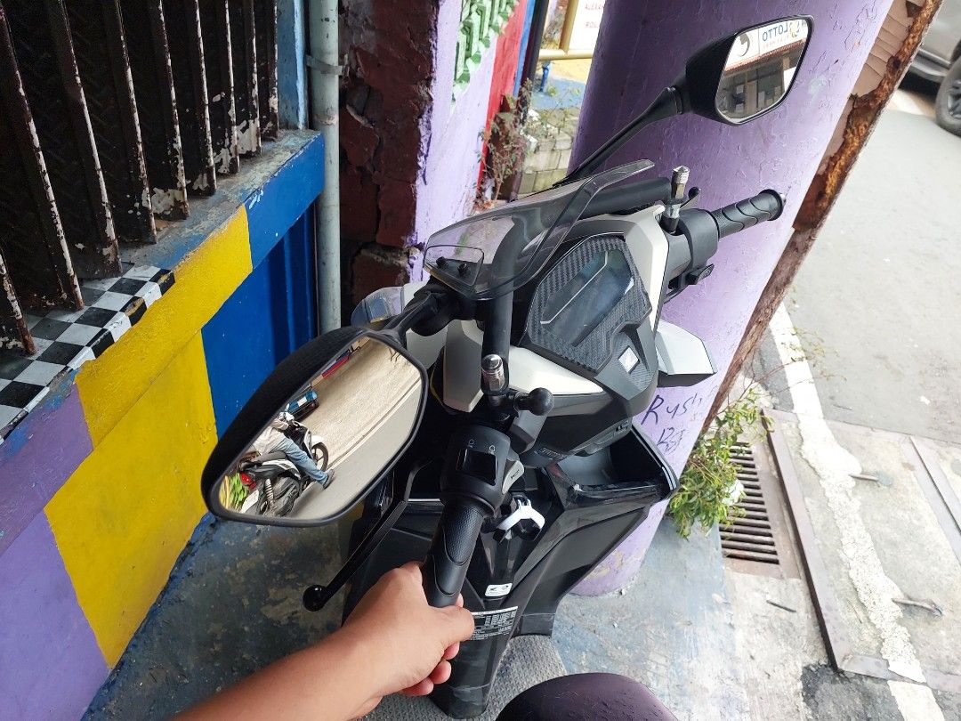 Honda click bar shop end side mirror