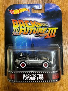 Hotwheels retro card bttf delorean