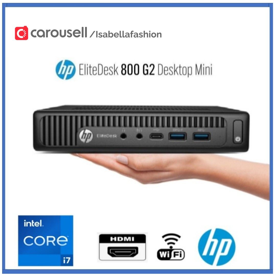 HP Elitedesk 800 G2 i7-6th Gen Mini PC [Refurbished], Computers & Tech ...