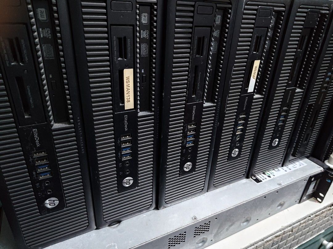 Hp Elitedesk SFF Intel i7 8gb Ram Computer (Category: Desktops) located in Makati City. Submitted by john1215cruz (Listing ID 1256597058, Image 1). Description: 7pcs Available 6500 each Hp Elitedesk 4th Gen Intel i7 8gb Ram 120gb ssd + 500gb hdd Intel HD Graphics Windows 10 Pro 64bit Issue: Aesthetic lang. Performance Good. Pick Up Makati Lalamove Gcash.