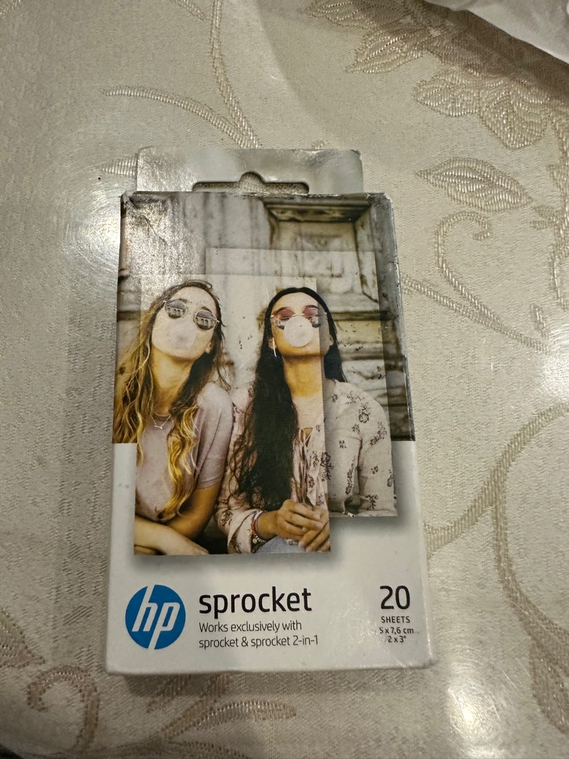 HP sprocket printer zink paper 1 box 20 sheets, Computers & Tech