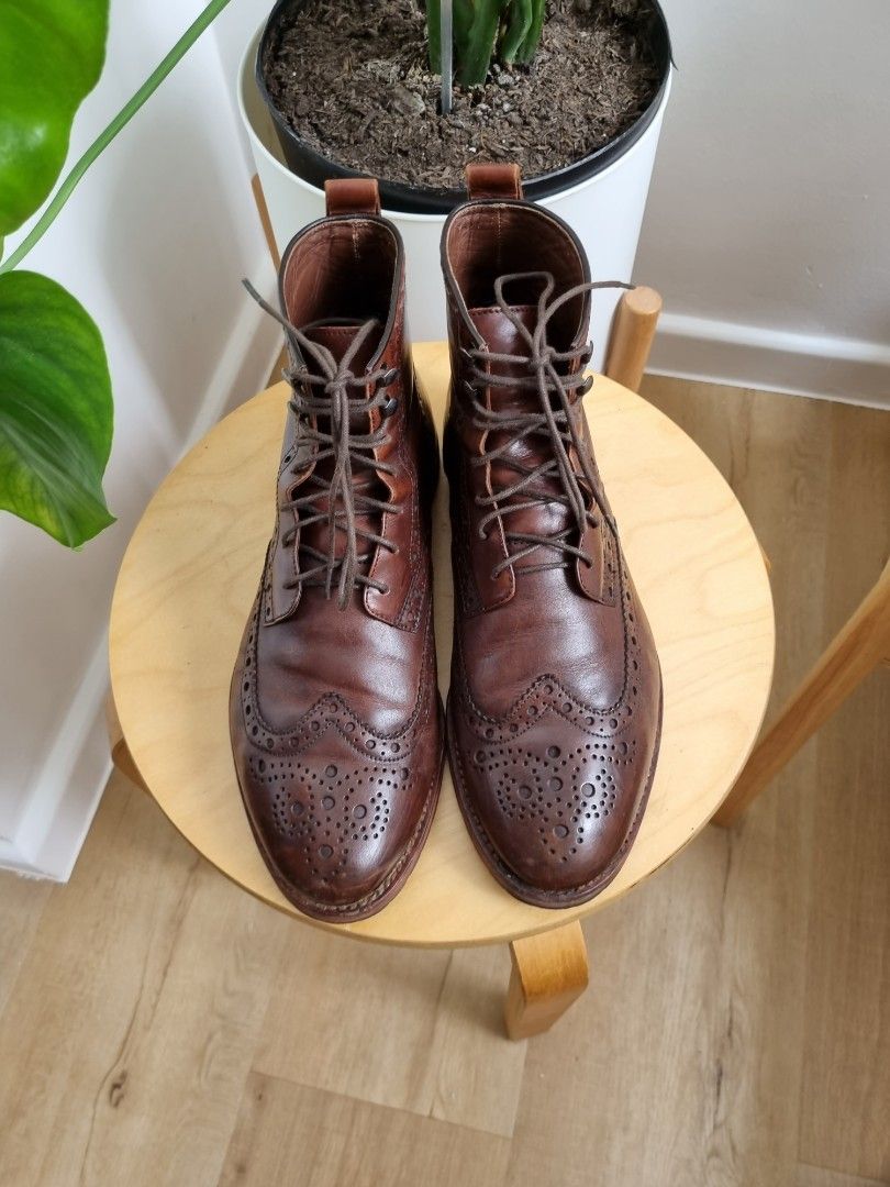 HUGO BOSS Leather boots, Men's Fashion, Footwear, Boots on Carousell