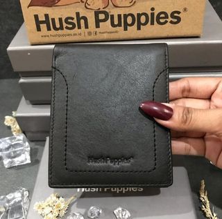 Hush Puppies Wallet / Dompet Hush Puppies / Dompet Hitam / Hush Puppies Original / Dompet Cowok Hush Puppies / Dompet Lipat / Dompet Pria / Dompet Kulit