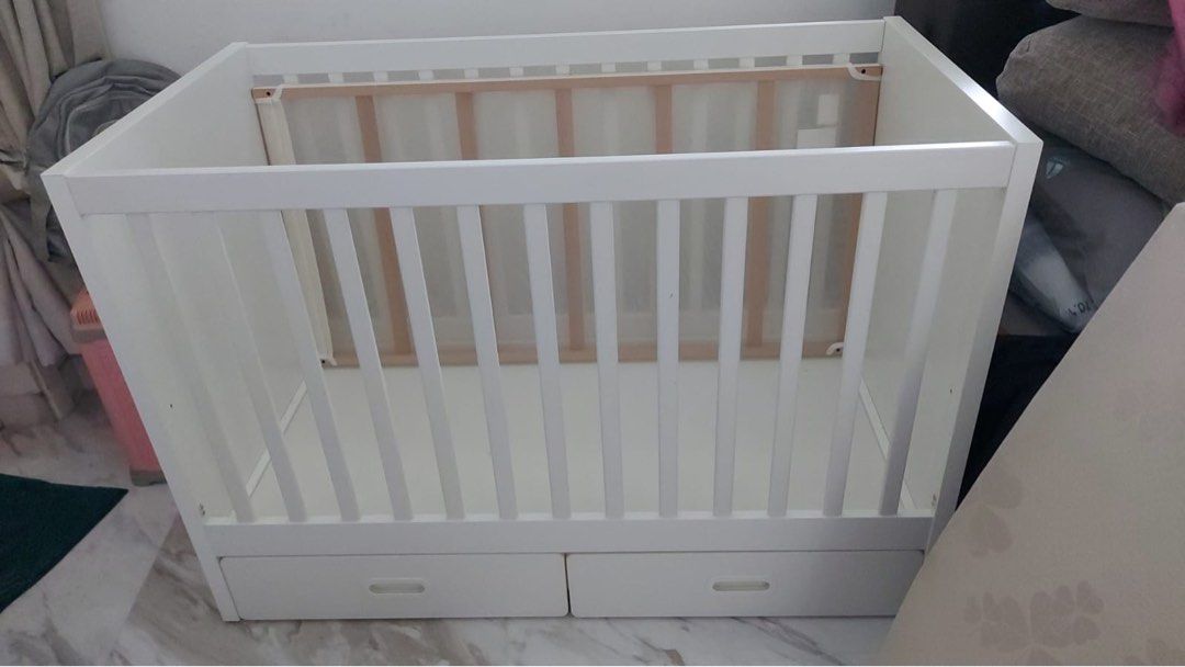 IKEA Baby Cot - Blessing , Babies & Kids, Baby Nursery & Kids Furniture ...