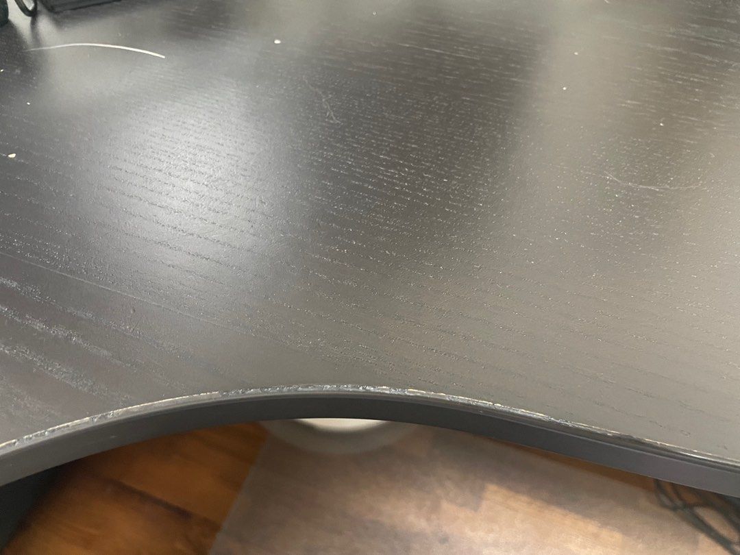 IKEA BEKANT corner table, Furniture & Home Living, Furniture, Tables & Sets on Carousell