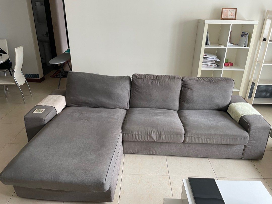 IKEA Kivik L Shaped Sofa, comfortable, Furniture & Home Living