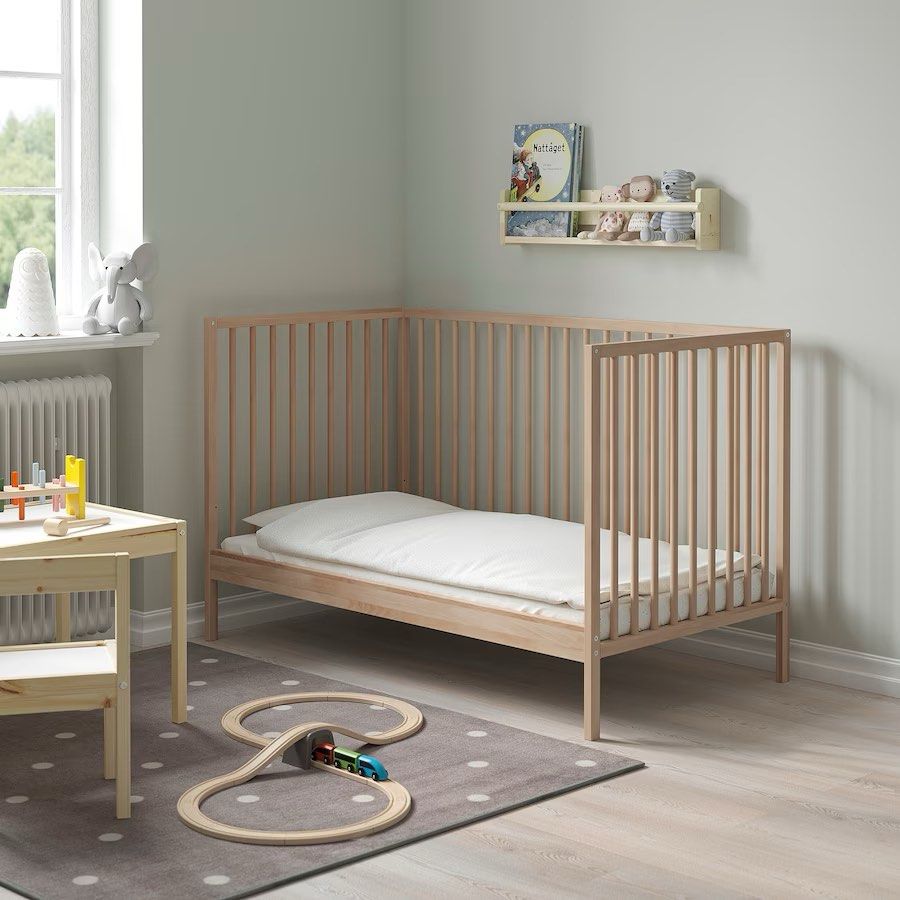 Ikea shop wooden crib