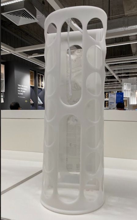 VARIERA Plastic bag dispenser, white - IKEA