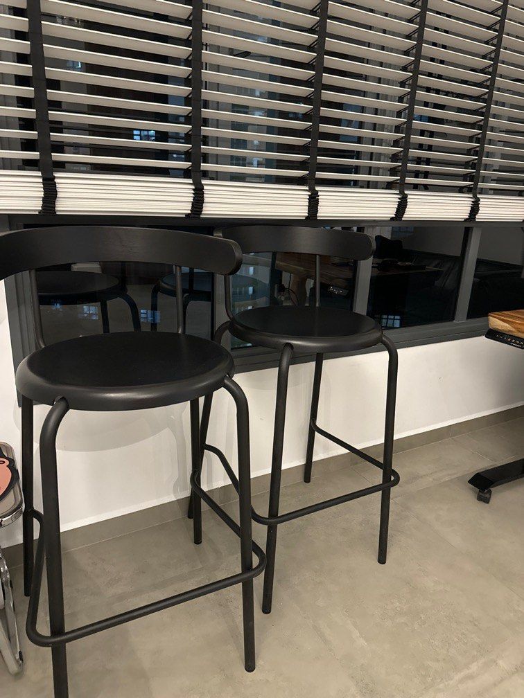 IKEA YNGVAR bar stool, Furniture & Home Living, Furniture, Chairs on