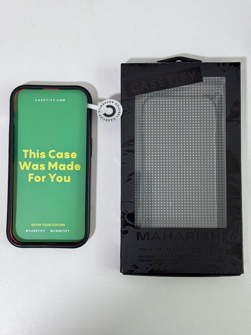 iPhone 14 Pro CASETiFY x Maharishi free delivery!, Mobile Phones