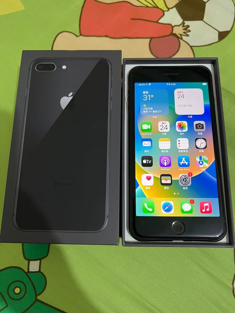 iPhone 8 Plus - 256gb/space Gary, 手提電話, 手機, iPhone, iPhone 8