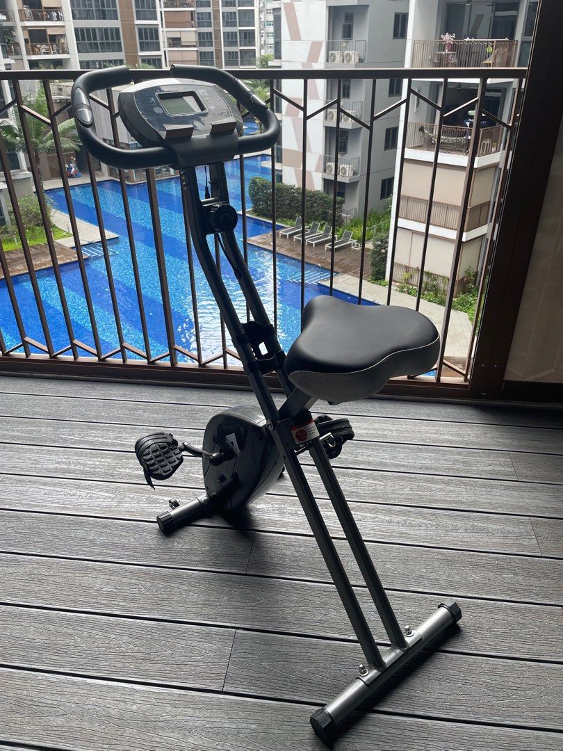 Used foldable exercise bike clearance