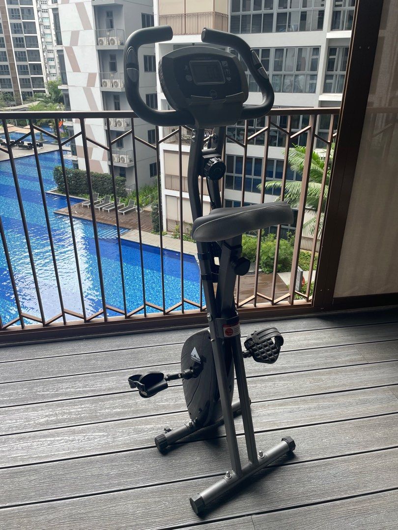 Used foldable exercise bike clearance