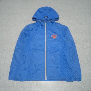 jaket windbraker NBA x knicks biru bekas second branded preloved