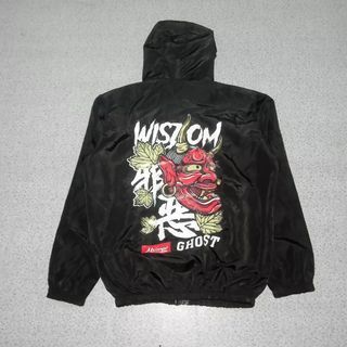 jaket windbraker struggle sukajan Hitam bekas second branded preloved