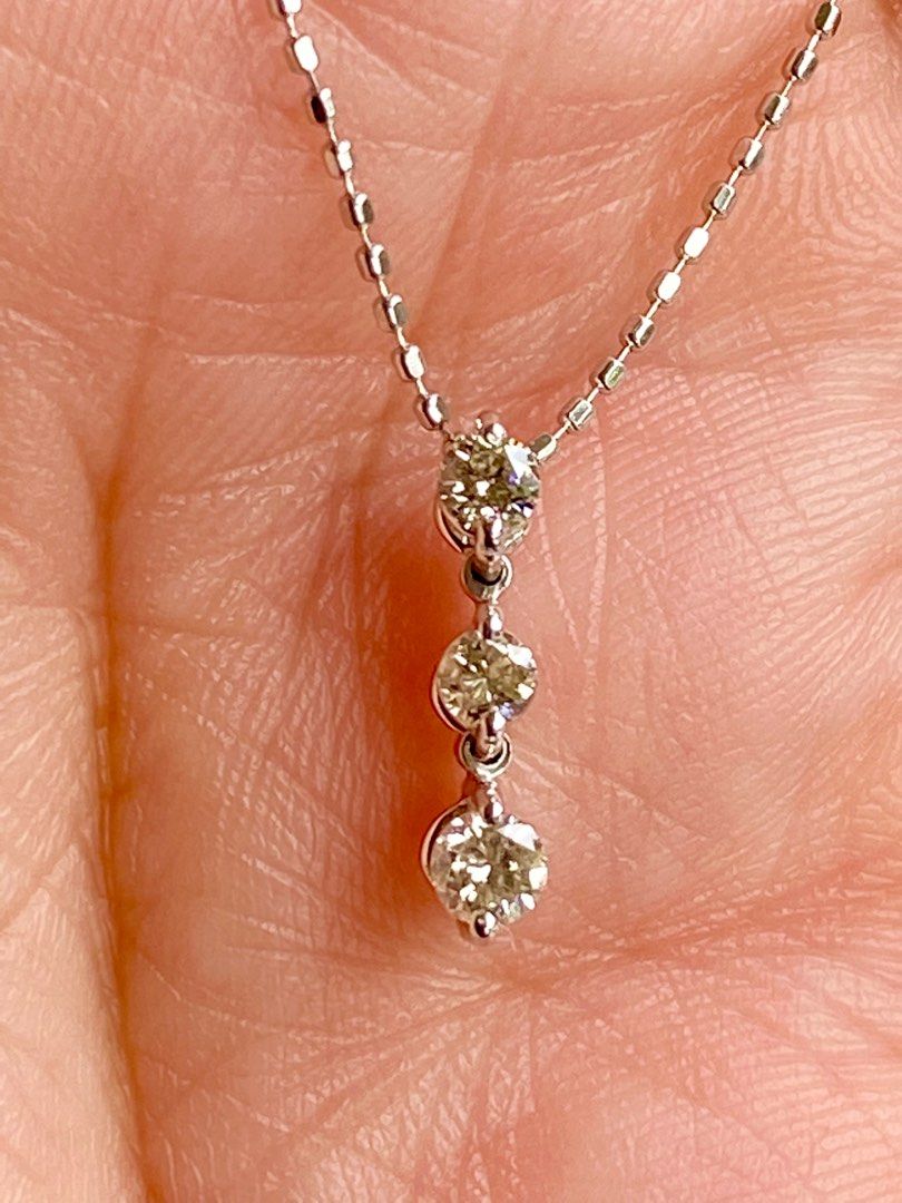 Japan Diamond necklace (Category: Necklaces) located in Quezon City. Submitted by happymadeline (Listing ID 1256559865, Image 1). Description: Natural mined Diamond 18k Japan gold.
