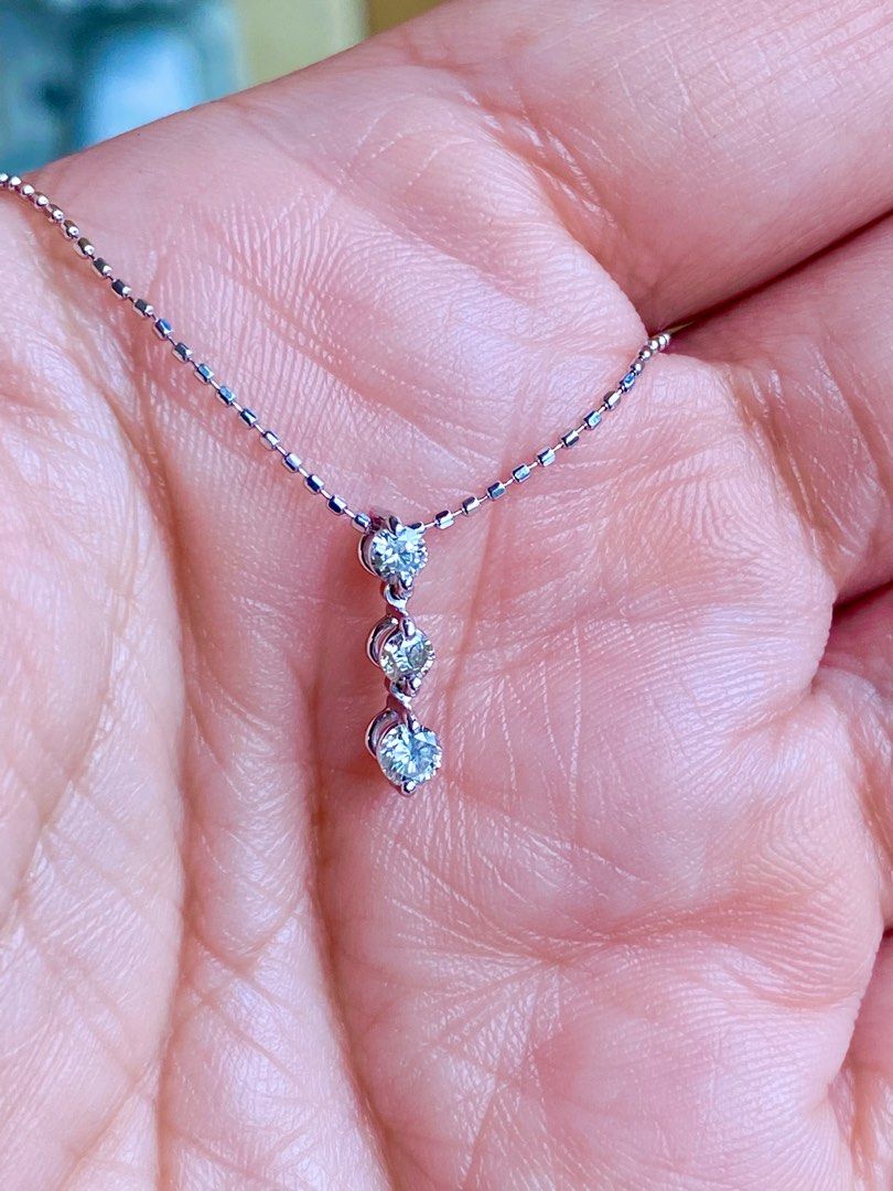 Japan Diamond necklace (Category: Necklaces) located in Quezon City. Submitted by happymadeline (Listing ID 1256559865, Image 3). Description: Natural mined Diamond 18k Japan gold.