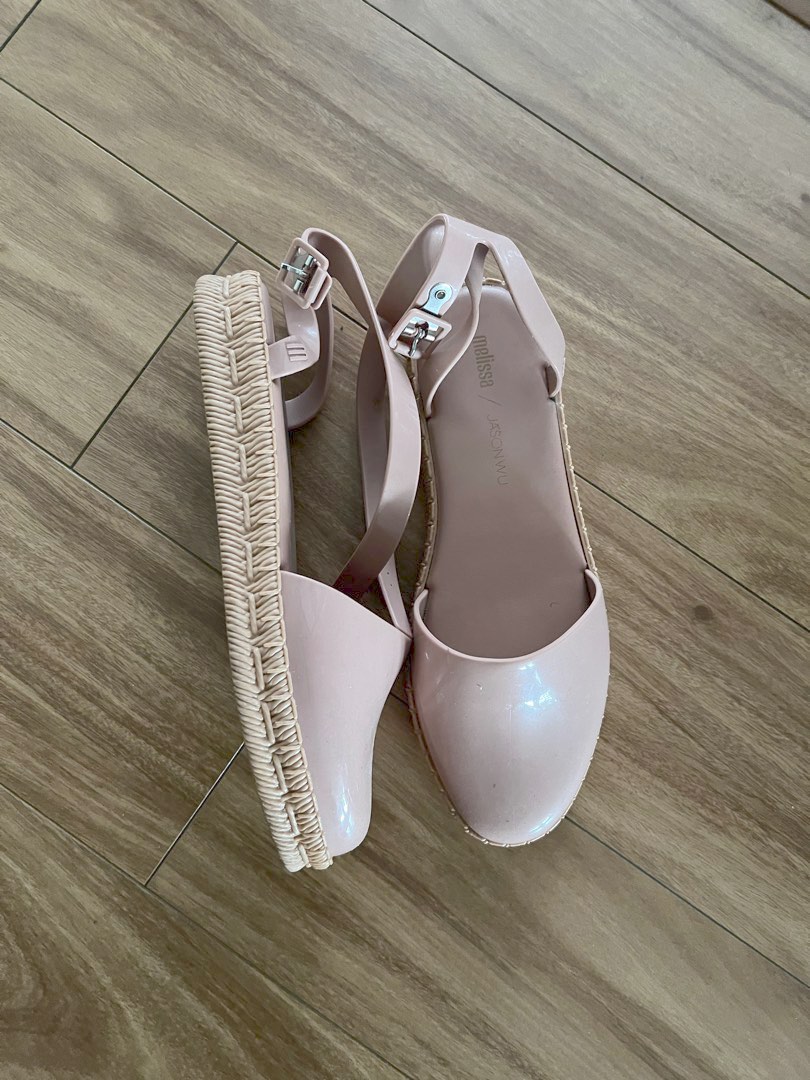 Jason Wu x Melissa Caramel Jelly Rubber Espadrilles Flats Sandals