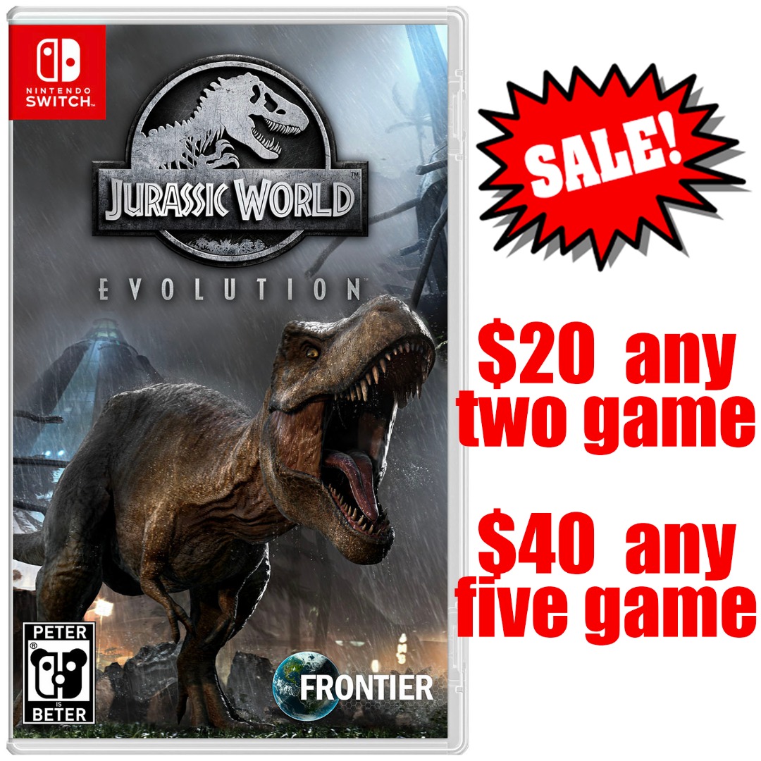 Jurassic world evolution switch lite outlet