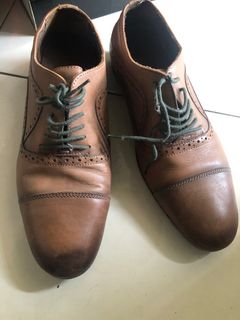 Zara men pig skin leather shoes size 40 (USED) - Shoes for sale in Bukit  Bintang, Kuala Lumpur