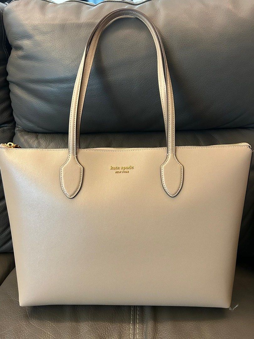 kate spade new york Bleecker Saffiano Leather Large Zip Top Tote