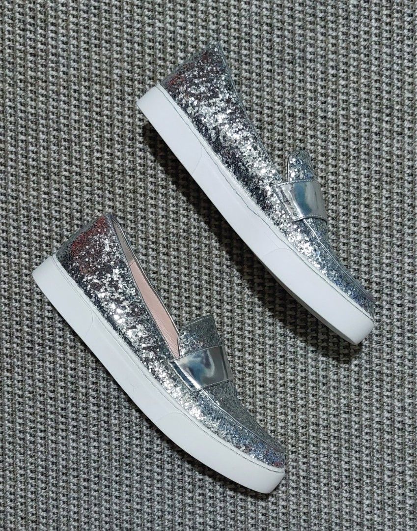 Kate spade glitter loafers outlet